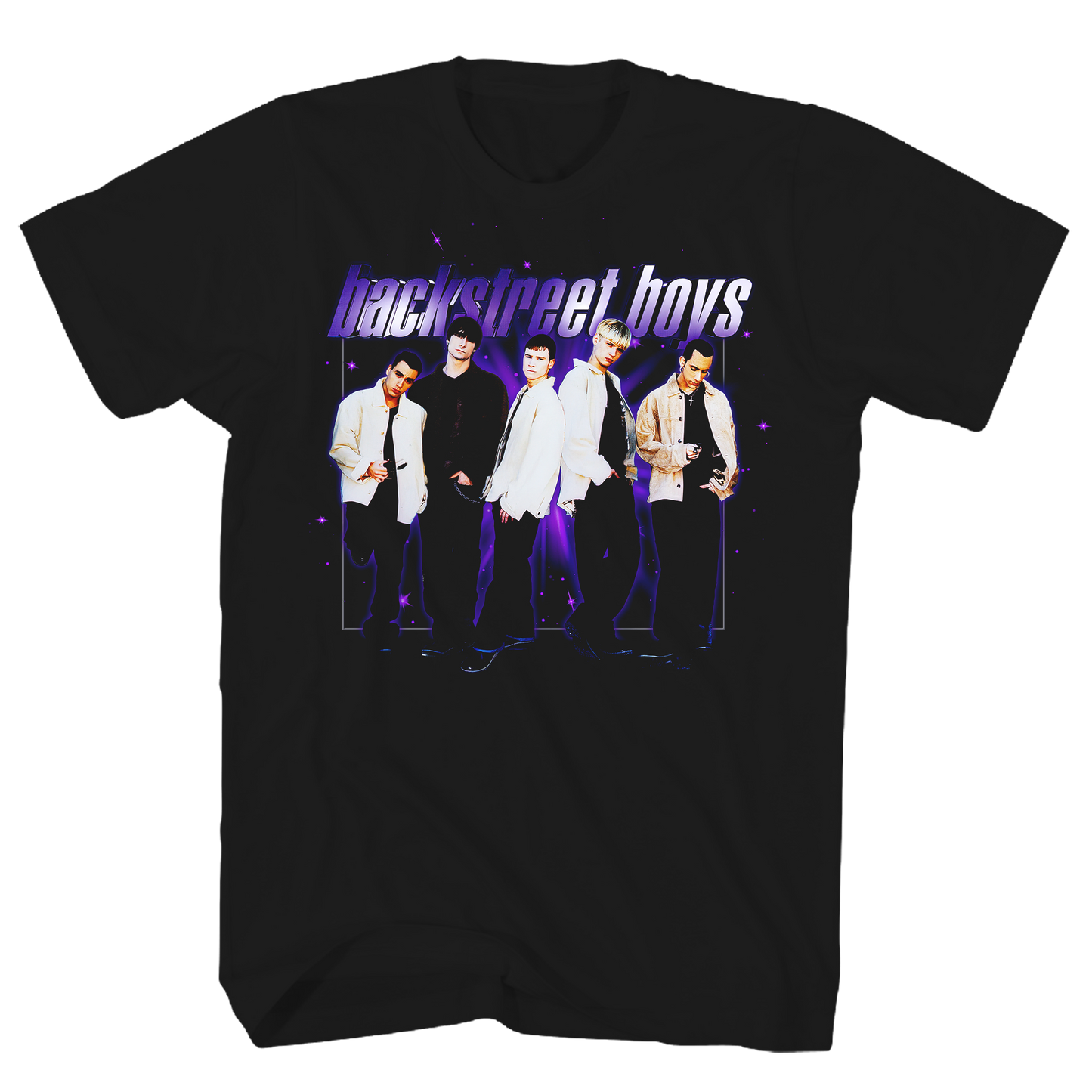 BACKSTREET BOYS GALAXY PHOTO BLACK T-SHIRT/S