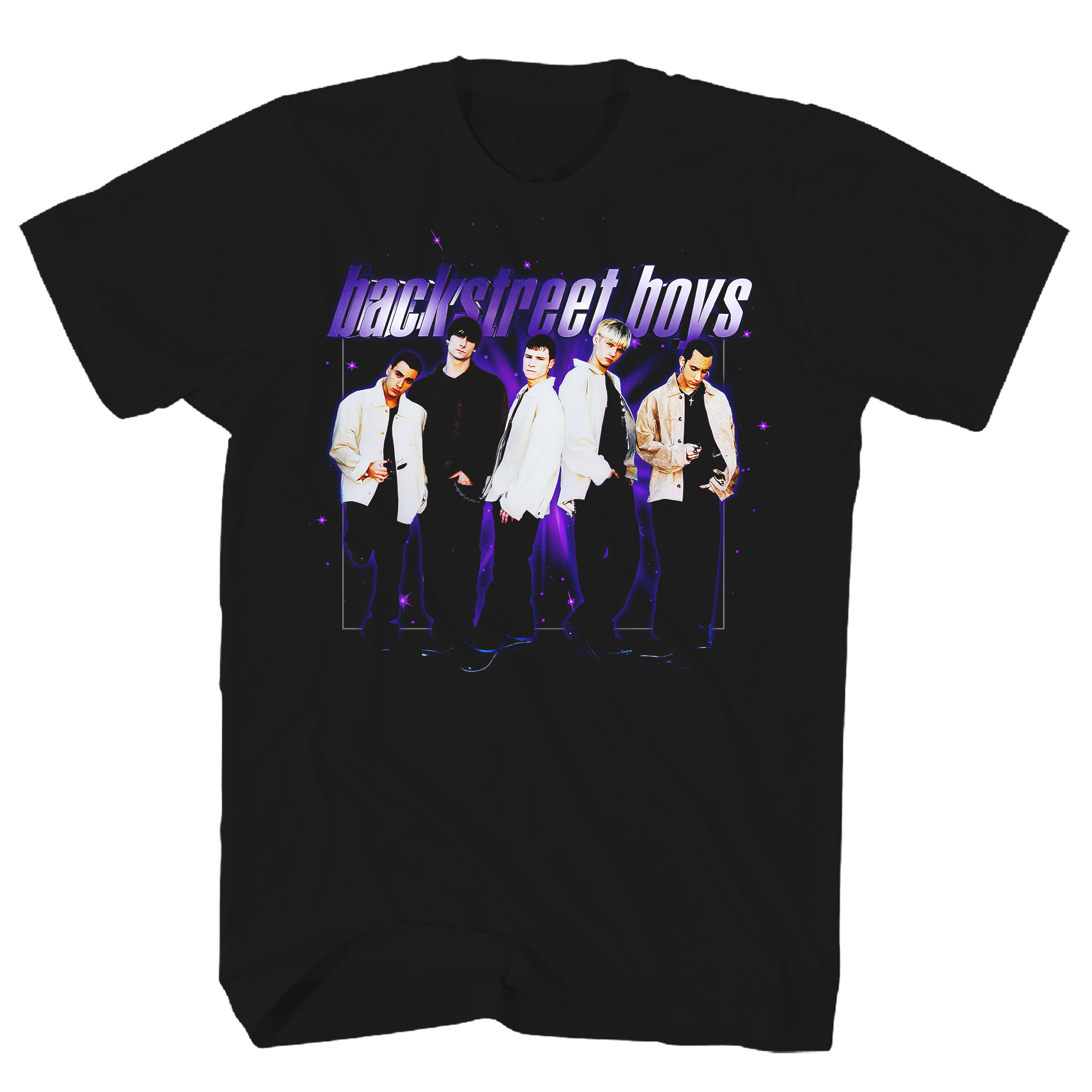 BACKSTREET BOYS GALAXY PHOTO BLACK T-SHIRT/S
