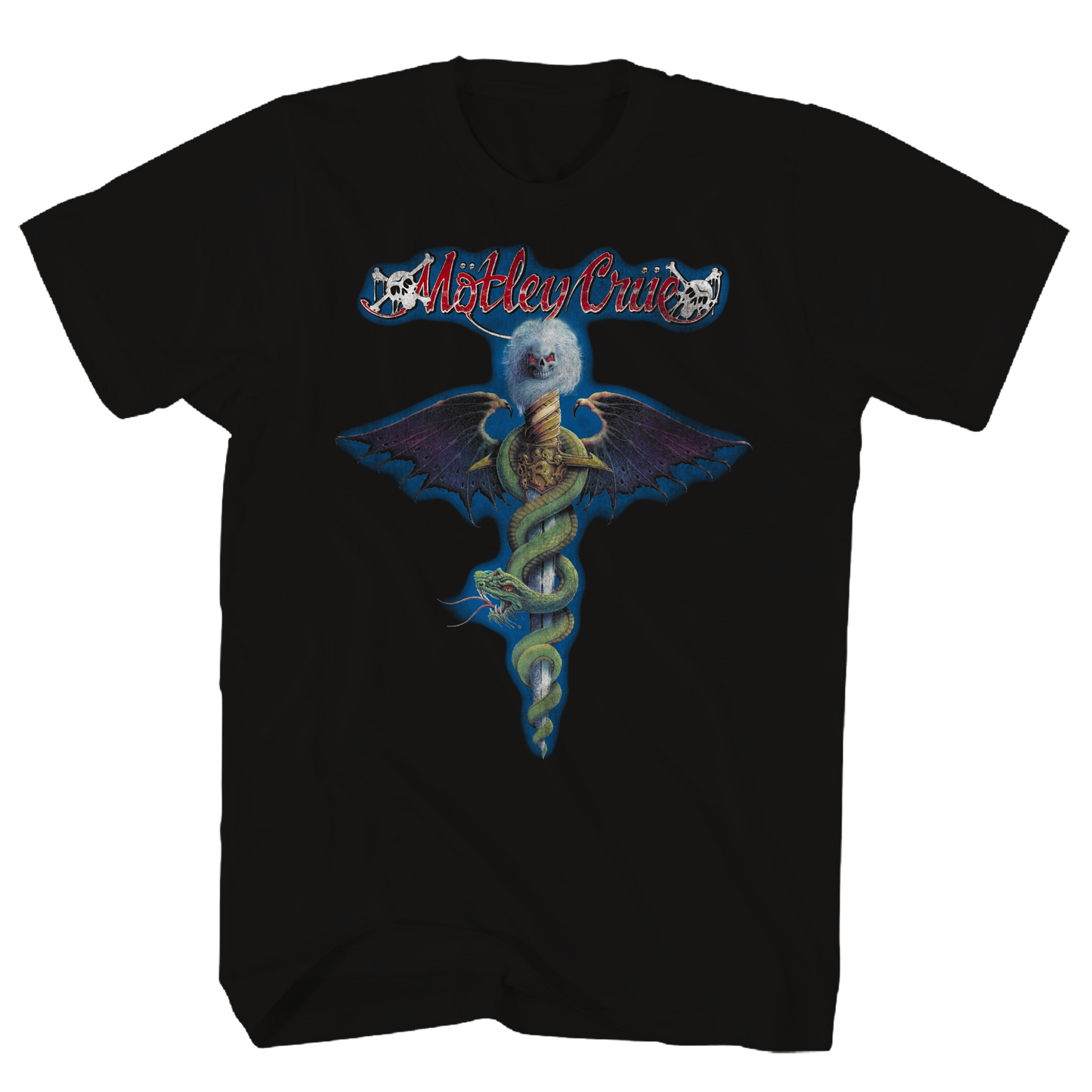 MOTLEY CRUE DR. FEELGOOD BLACK T-SHIRT