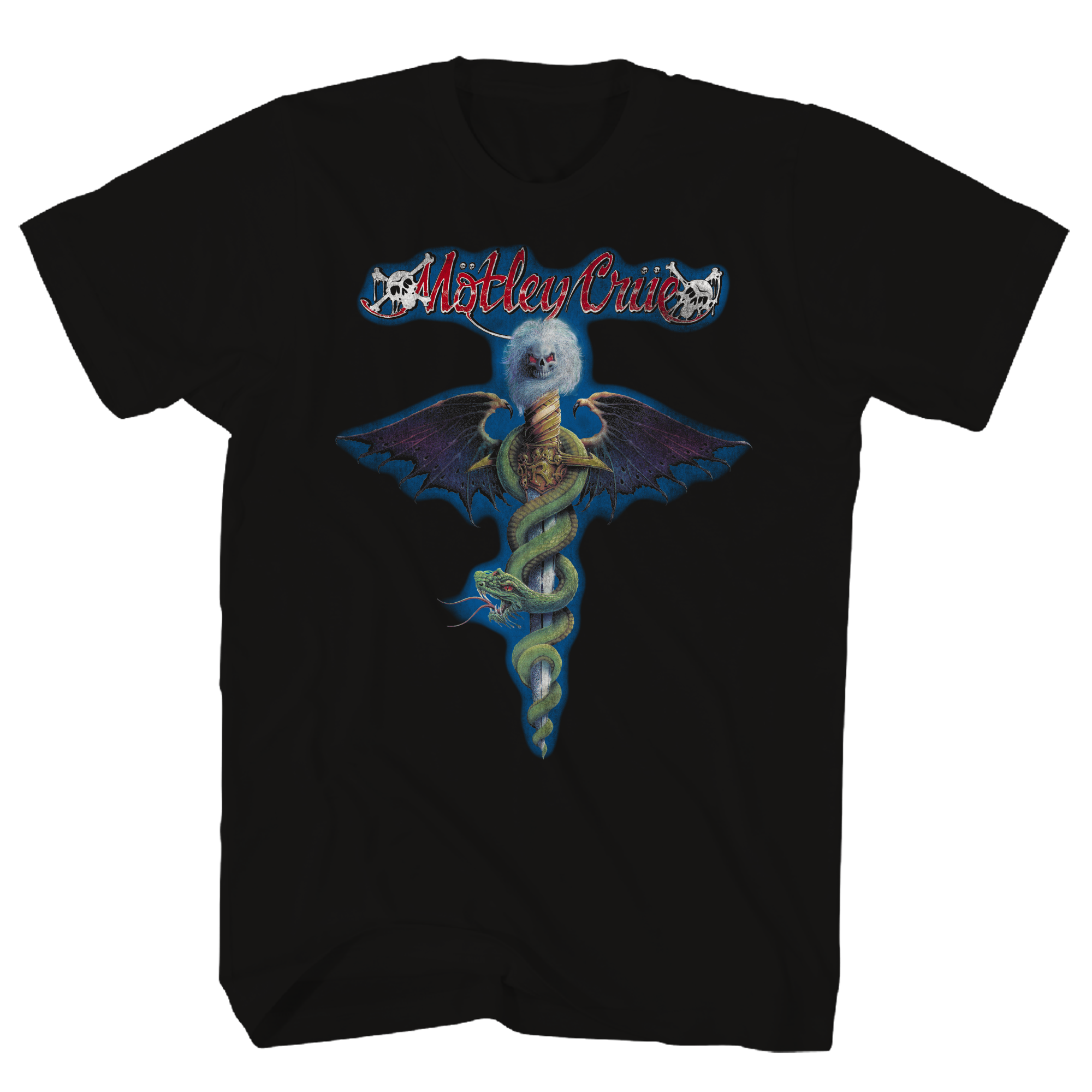 MOTLEY CRUE DR. FEELGOOD BLACK T-SHIRT