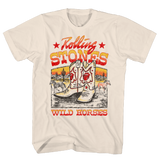 ROLLING STONES WILD HORSES NATURAL T-SHIRT
