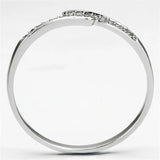 TS077 - Rhodium 925 Sterling Silver Ring with AAA Grade CZ in Clear - Alamode - Flyclothing LLC