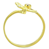 TS309 - Gold 925 Sterling Silver Ring with AAA Grade CZ  in Rose