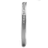 TS472 - Rhodium 925 Sterling Silver Ring with AAA Grade CZ in Clear - Alamode - Flyclothing LLC