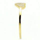 TS596 - Gold 925 Sterling Silver Ring with AAA Grade CZ  in Clear - Alamode