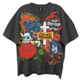 OZZY OSBOURNE TATOO ART VINTAGE BLACK T-SHIRT/GIANT VINTAGE
