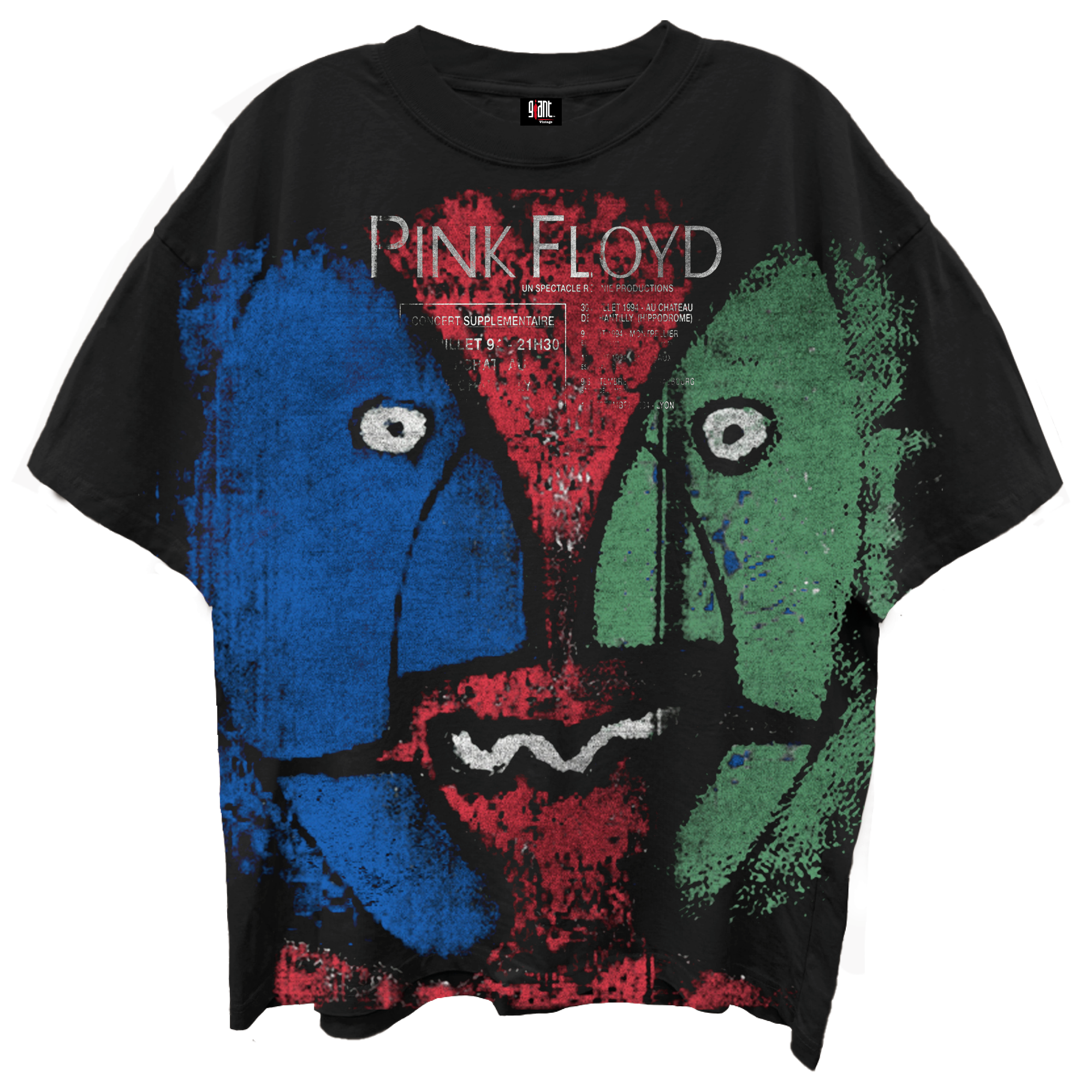 PINK FLOYD DIVISION BELL LIMO BLACK T-SHIRT/GIANT VINTAGE