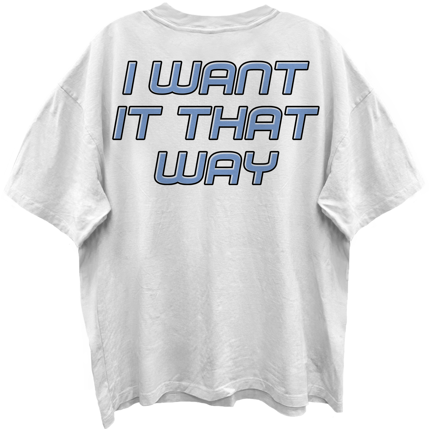BACKSTREET BOYS I WANT IT THAT WAY BLANC WHITE ENZYME WASH T-SHIRT/GIANT VINTAGE