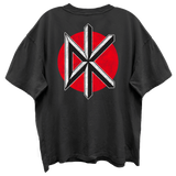 DEAD KENNEDYS LOGO FRONT/BACK VINTAGE BLACK ENZYME WASH T-SHIRT/GIANT VINTAGE