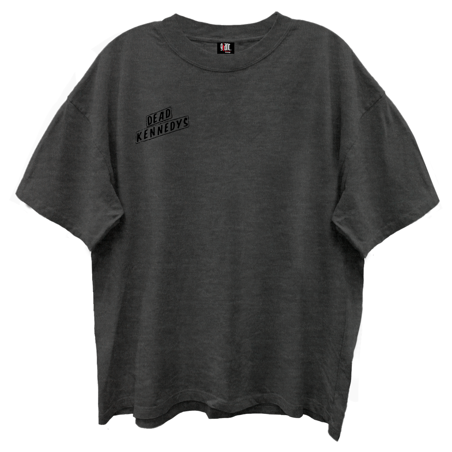DEAD KENNEDYS LOGO FRONT/BACK VINTAGE BLACK ENZYME WASH T-SHIRT/GIANT VINTAGE