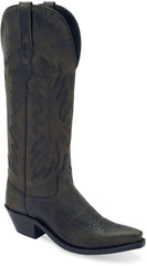 Old West Black WOMEN'S WESTERN BOOTS - Old West