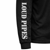 Loud Pipes Save Lives - Men's Long Sleeve Biker Tee - Unik Just for Bikers - Flyclothing LLC