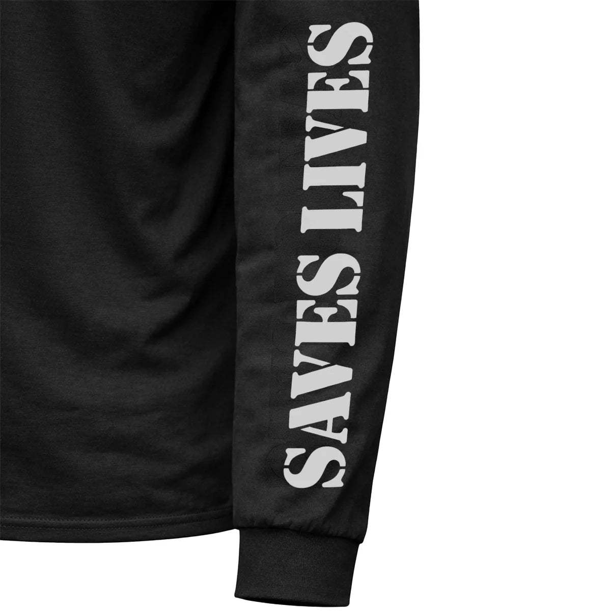 Loud Pipes Save Lives - Men's Long Sleeve Biker Tee - Unik Just for Bikers - Flyclothing LLC