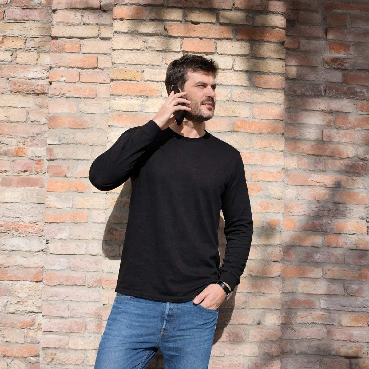 Loud Pipes Save Lives - Men's Long Sleeve Biker Tee - Unik Just for Bikers - Flyclothing LLC