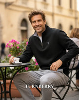 Turnberry Quarter Zip Smooth Knit - White Water Life - Flyclothing LLC