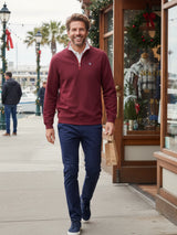 Turnberry Quarter Zip Smooth Knit - White Water Life - Flyclothing LLC