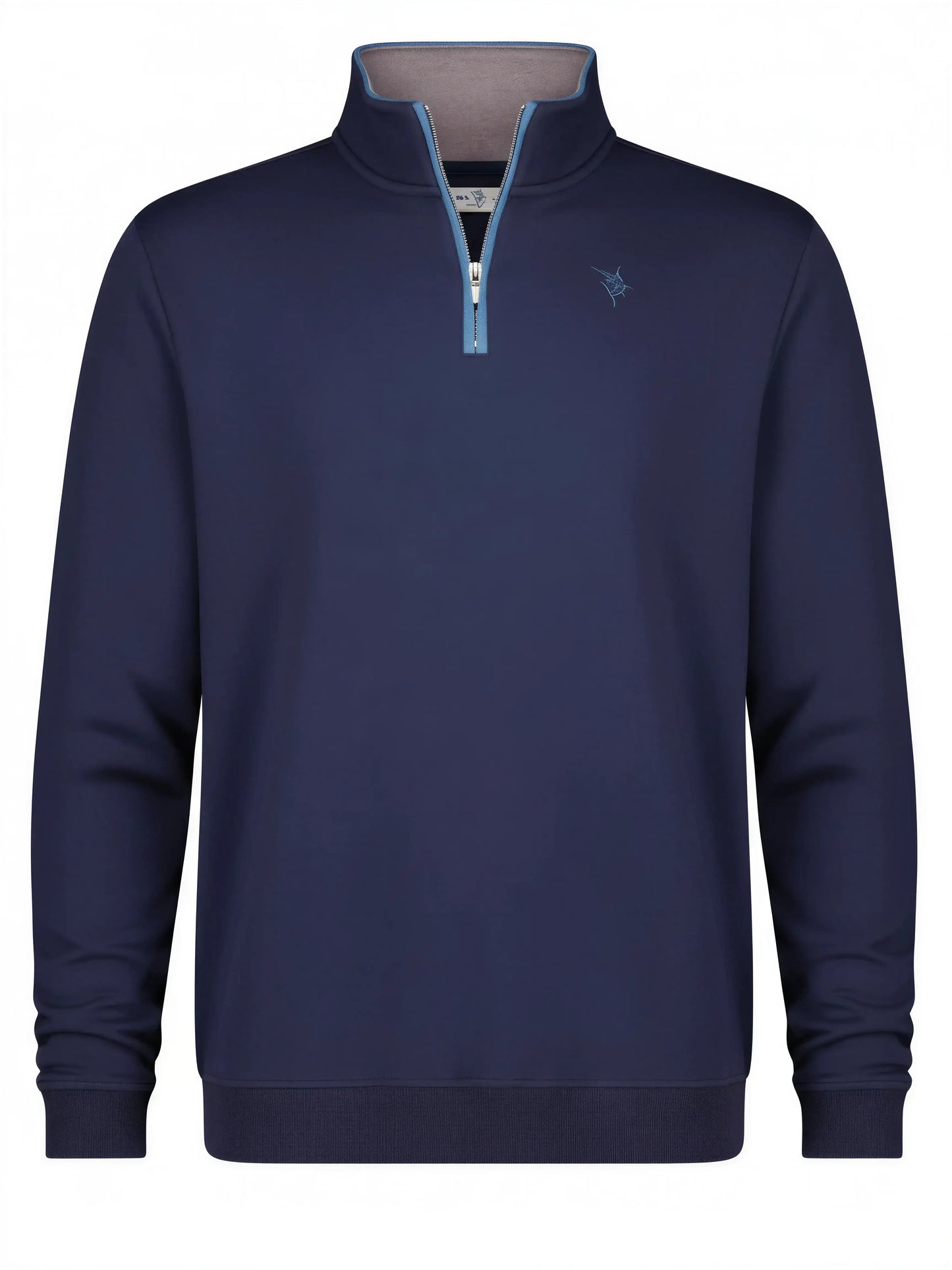 Turnberry Quarter Zip Smooth Knit - White Water Life - Flyclothing LLC