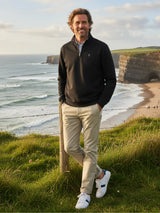 Turnberry Quarter Zip Smooth Knit - White Water Life - Flyclothing LLC