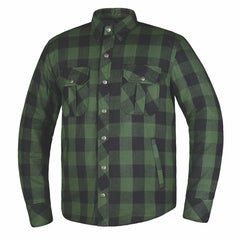 TW136.11 - Mens Black & Green Armored Flannel