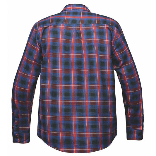TW207.00 - Mens Red and Blue Flannel Shirt