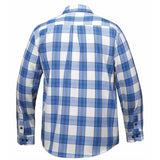 TW212.00 - Mens Blue and White Flannel Shirt