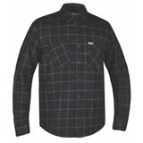 TW217.00 - MENS BLACK AND WHITE FLANNEL SHIRT