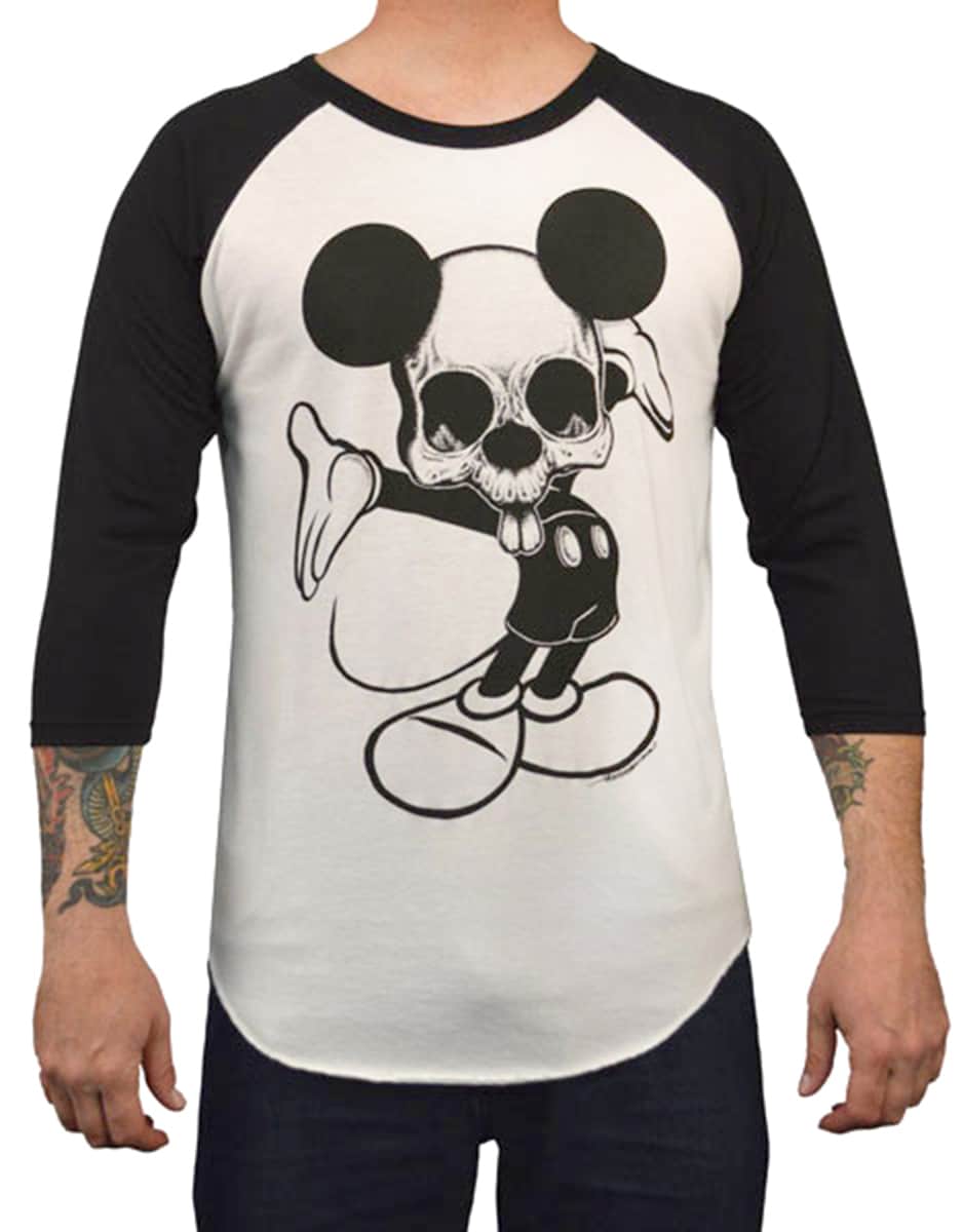 Black Market Art Company TaDa Men's Baseball Shirt - Black Market Art Company - Flyclothing LLC