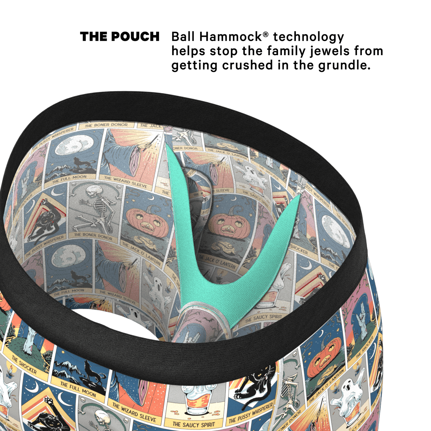 The Taboo | Tarot Cards Ball Hammock® Pouch Underwear With Fly