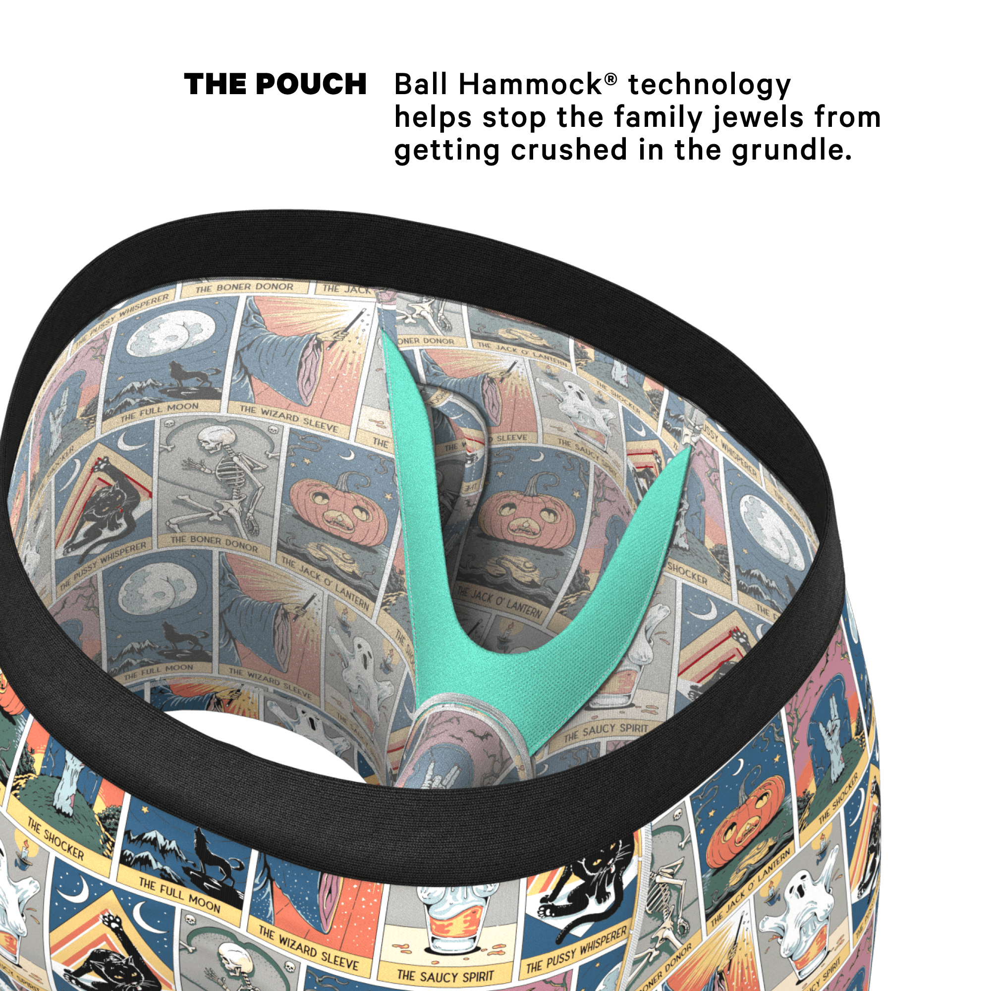 The Taboo | Tarot Cards Ball Hammock® Pouch Underwear With Fly