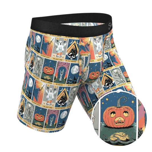 The Taboo | Tarot Cards Long Leg Ball Hammock® Pouch Underwear With Fly - Shinesty - Flyclothing LLC