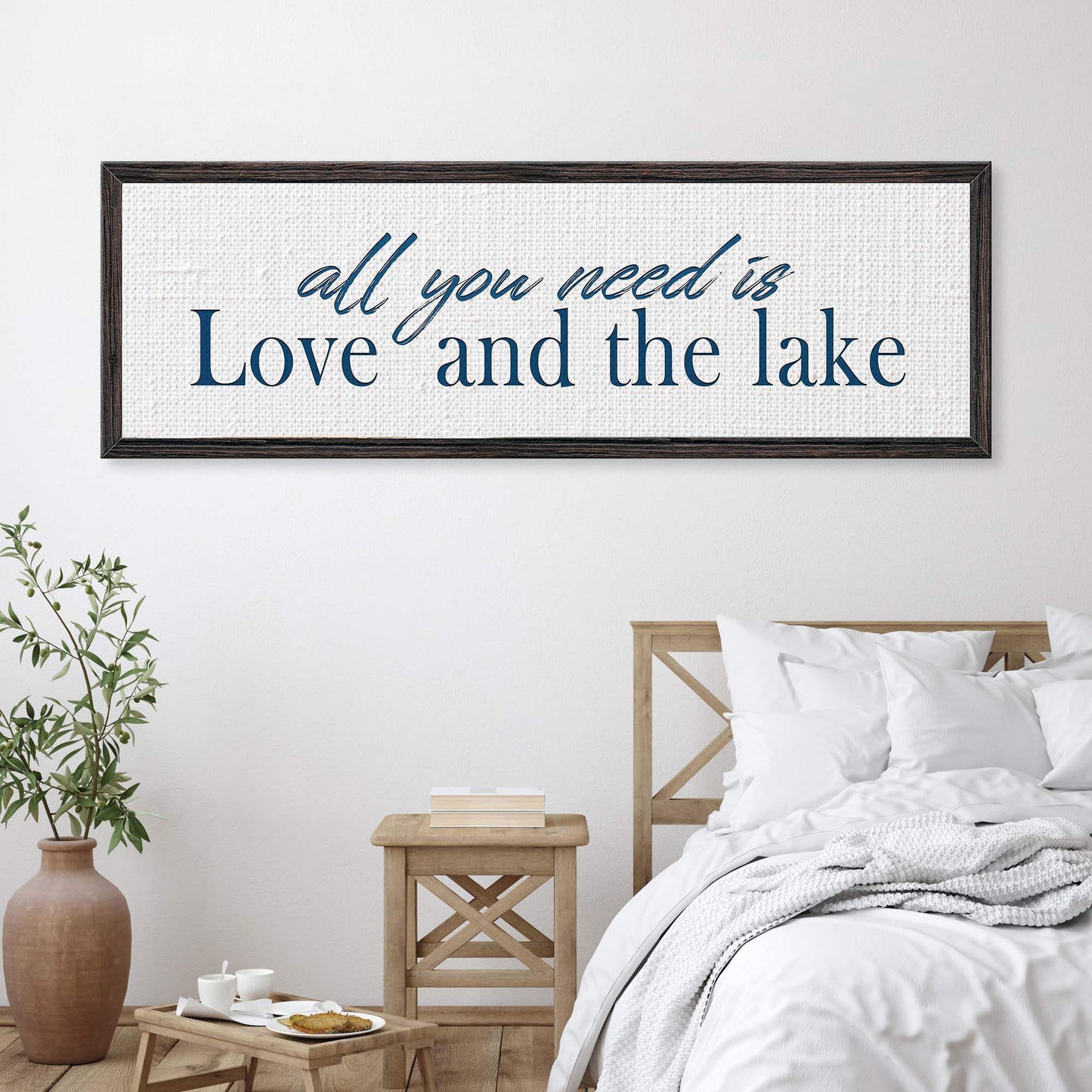 Love And The Lake Sign - Tailored Canvases - Flyclothing LLC