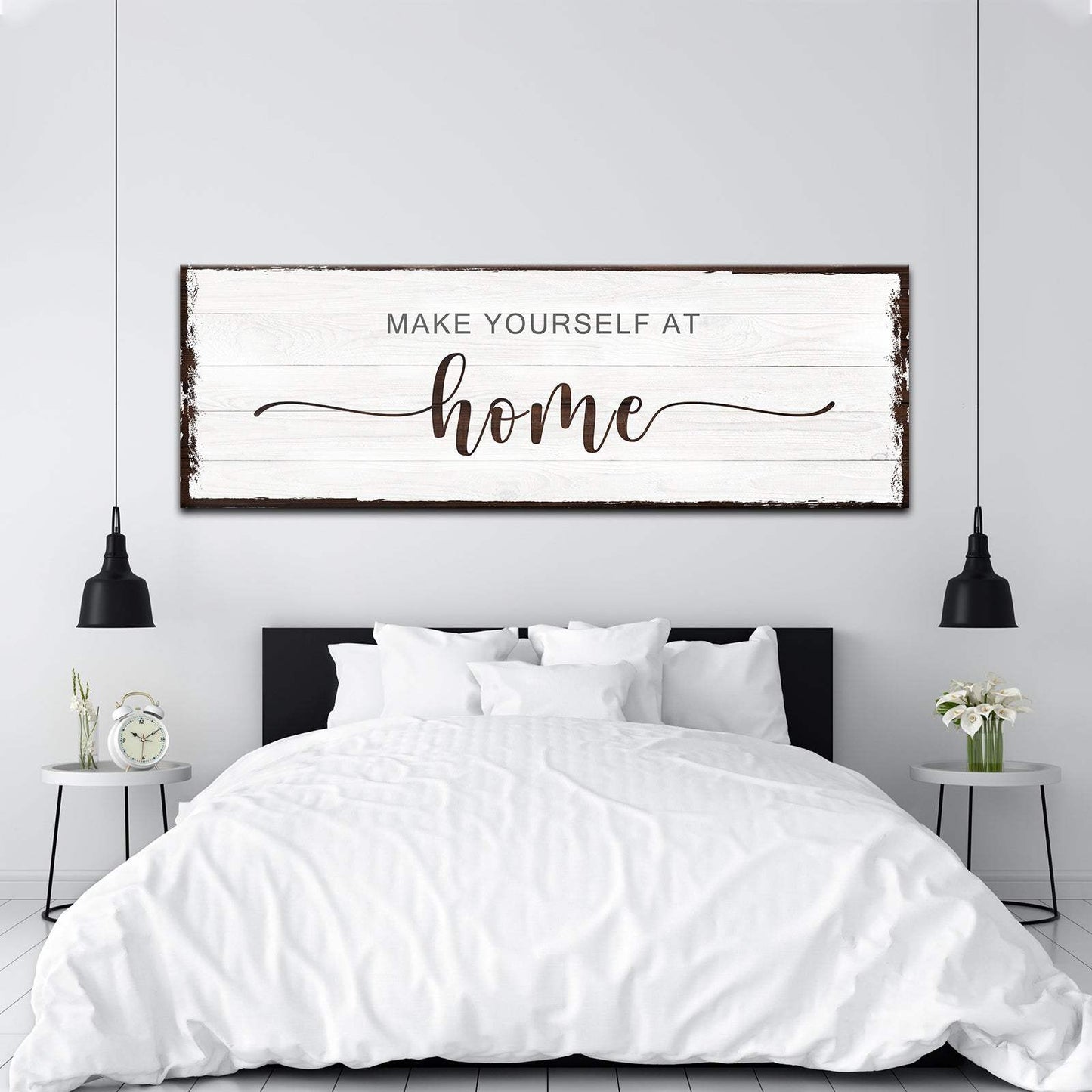 Make Yourself At Home Sign III - Tailored Canvases - Flyclothing LLC
