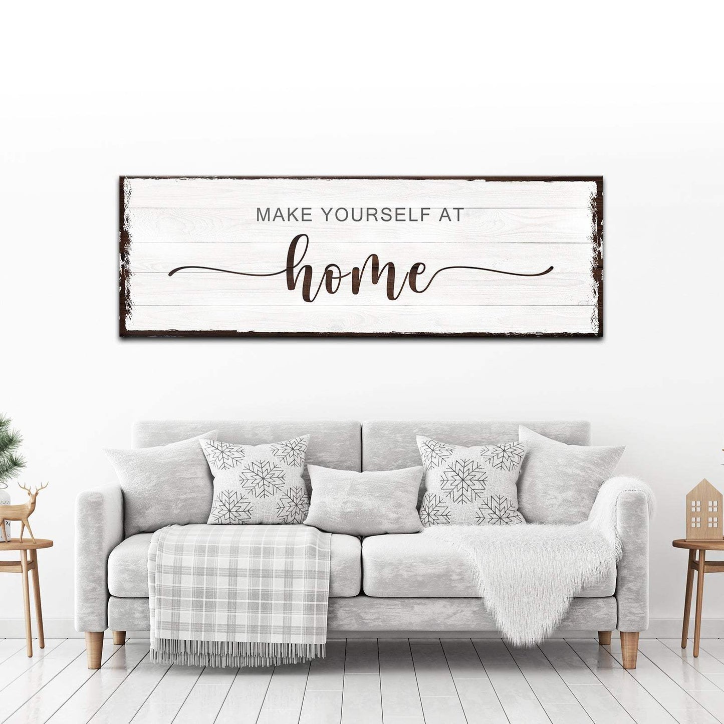 Make Yourself At Home Sign III - Tailored Canvases - Flyclothing LLC