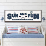Sun And Fun Sign - Tailored Canvases - Flyclothing LLC