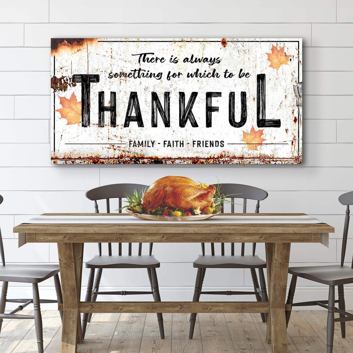 Always Thankful Sign - Tailored Canvases - Flyclothing LLC