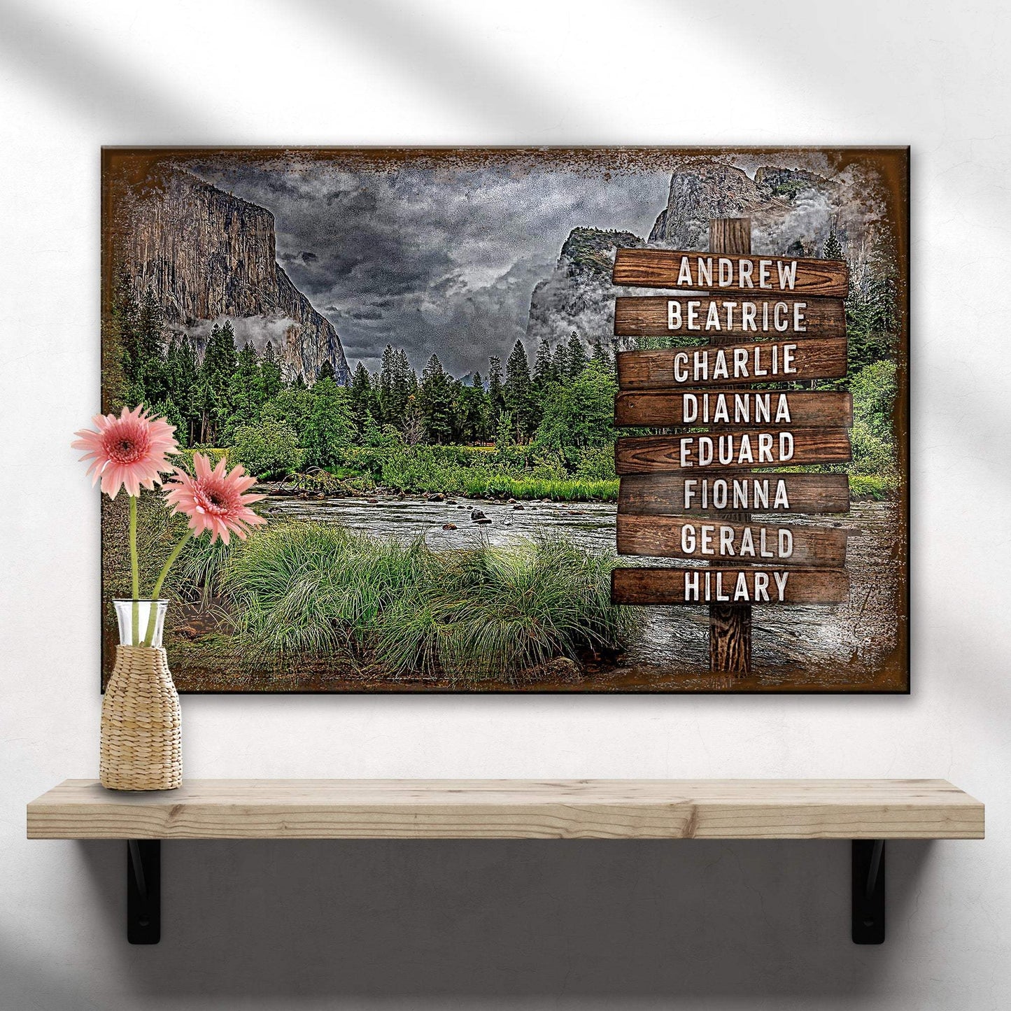 Lake Family Name Sign - Tailored Canvases - Flyclothing LLC