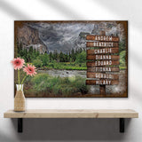 Lake Family Name Sign - Tailored Canvases - Flyclothing LLC