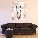 Sorrowful Horse Canvas Wall Art - Tailored Canvases - Flyclothing LLC