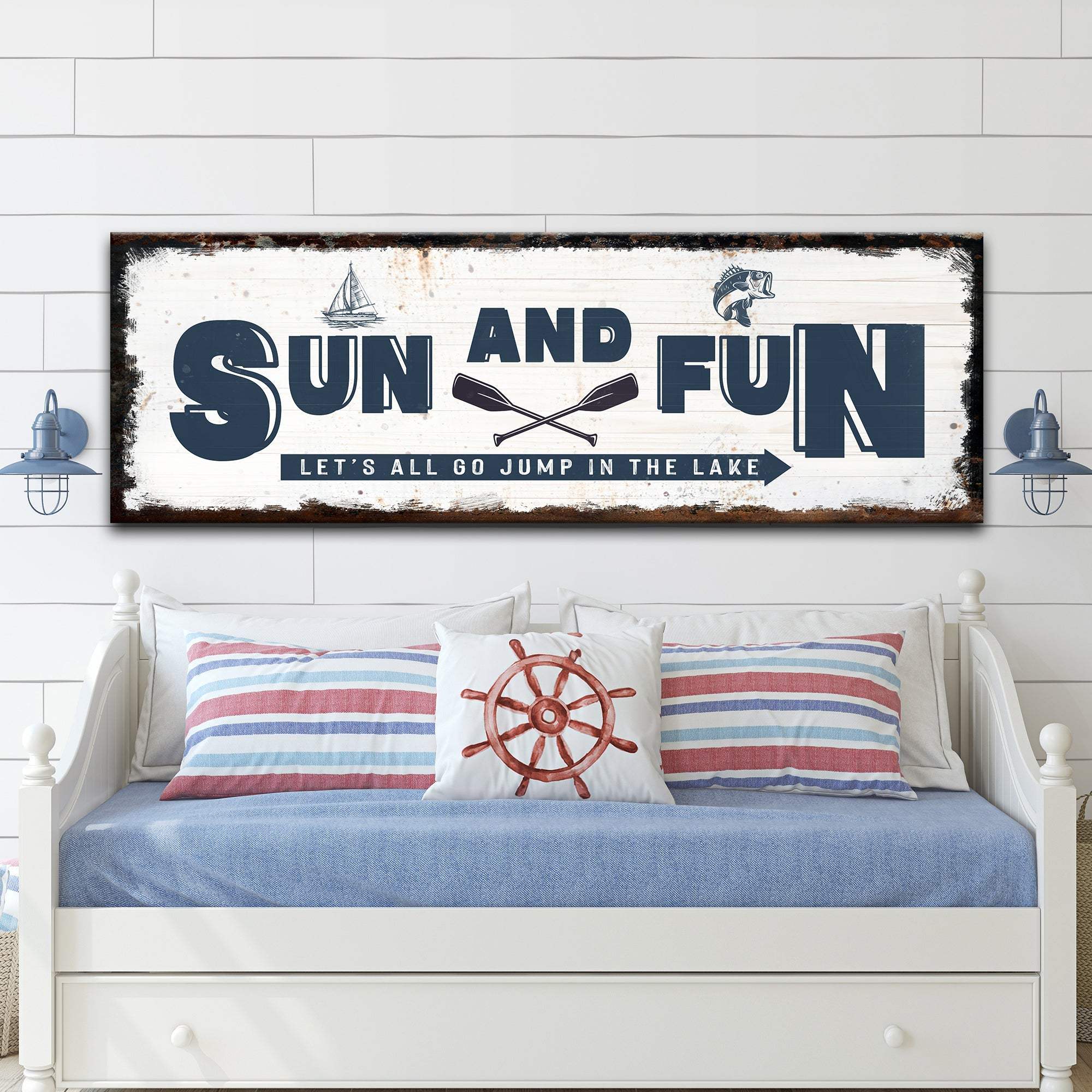 Sun And Fun Sign - Tailored Canvases - Flyclothing LLC