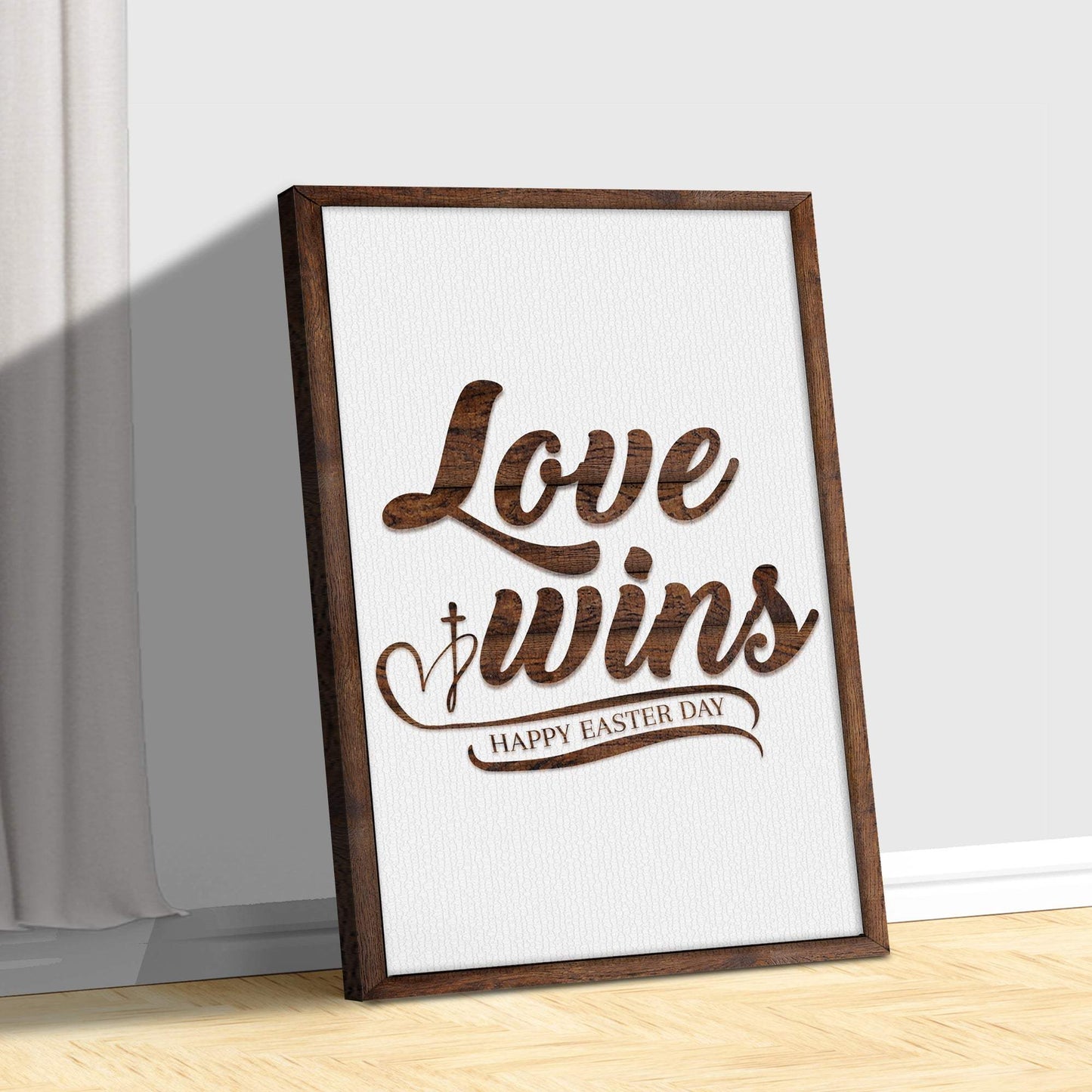 Easter Love Wins Sign - Tailored Canvases - Flyclothing LLC