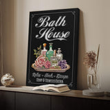 Relax Soak Escape Bath House Sign - Tailored Canvases - Flyclothing LLC