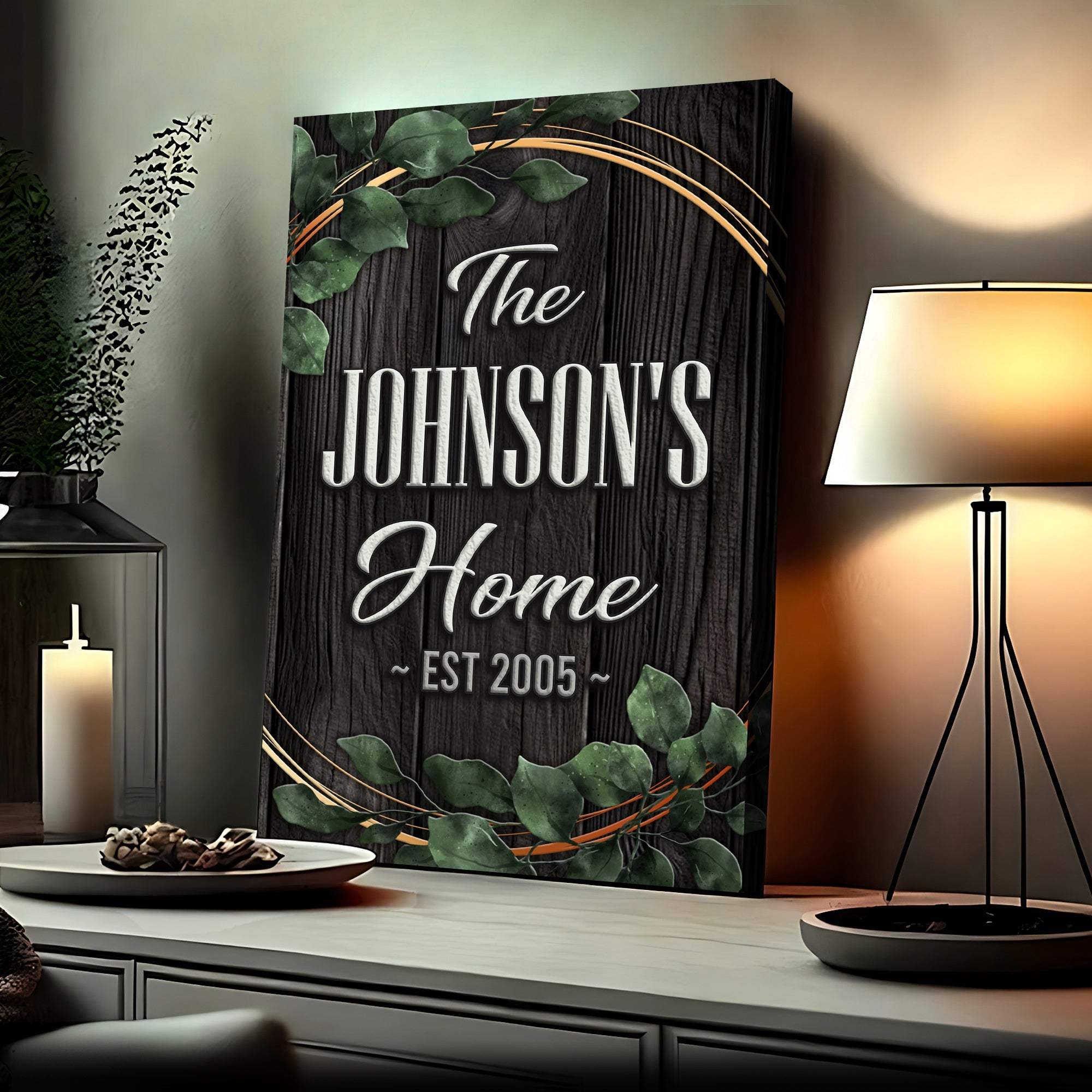 Family Home Sign II - Tailored Canvases - Flyclothing LLC