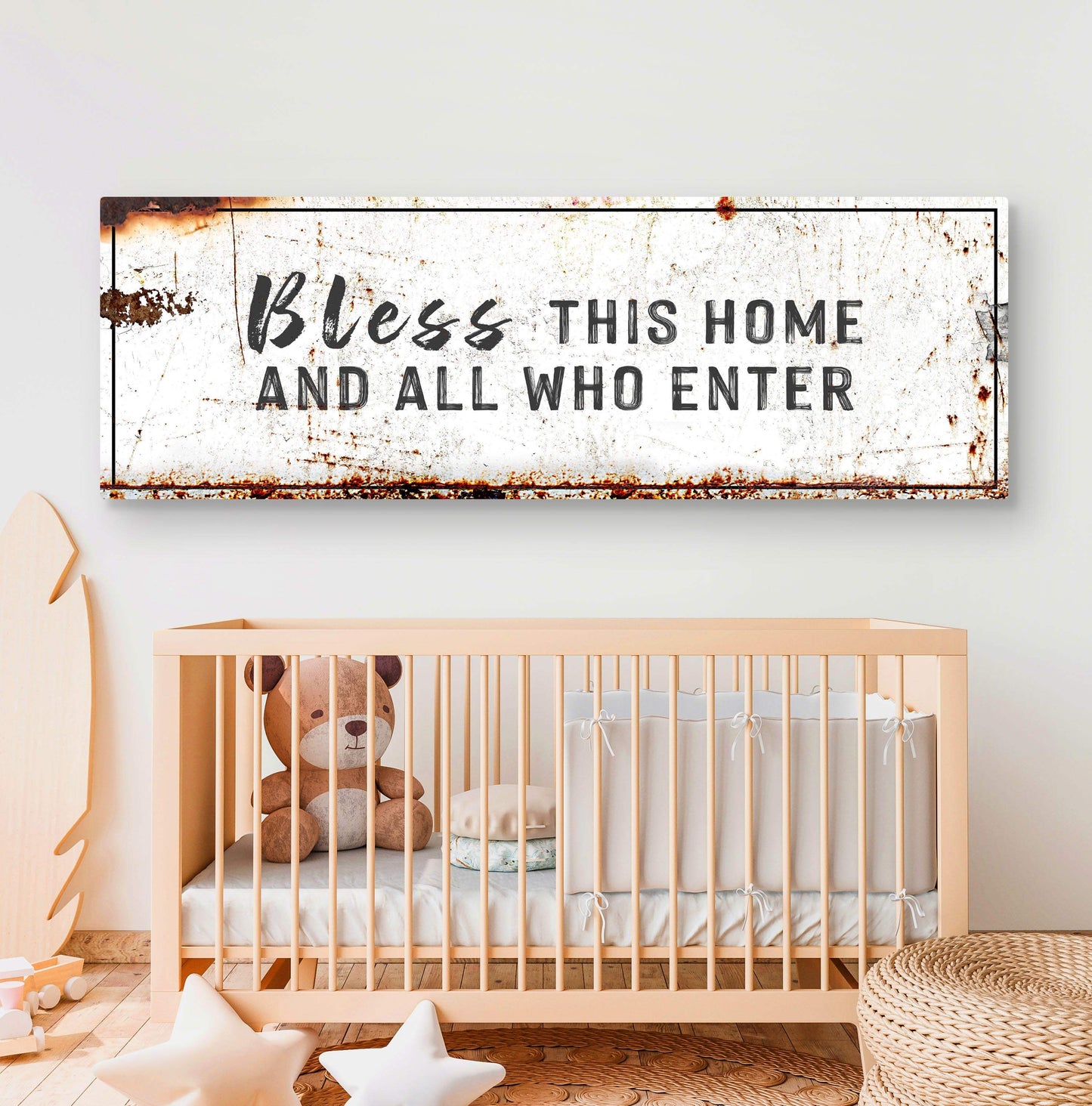 BLESS THIS HOME - CHRISTIAN WALL DECOR - Tailored Canvases - Flyclothing LLC