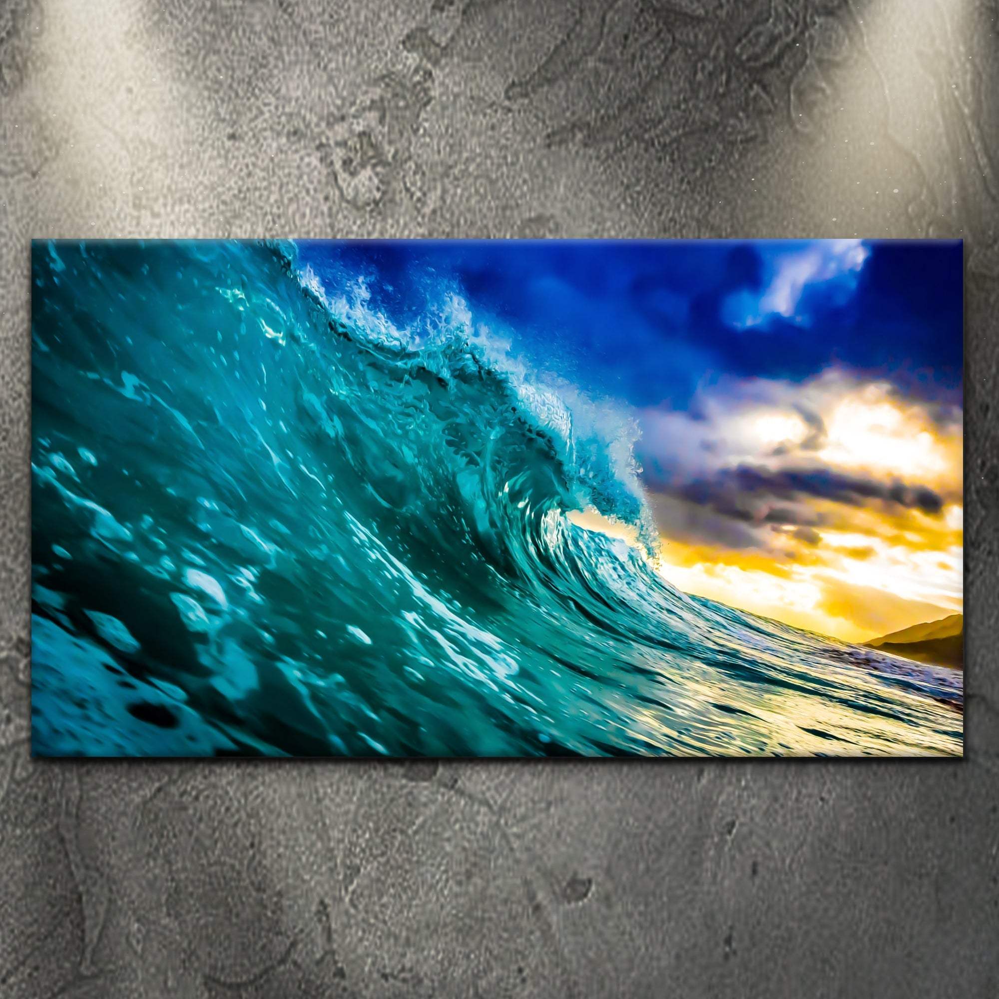 Fast Waves Canvas Wall Art - Tailored Canvases - Flyclothing LLC