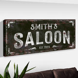 Family Saloon Vintage Sign - Tailored Canvases - Flyclothing LLC