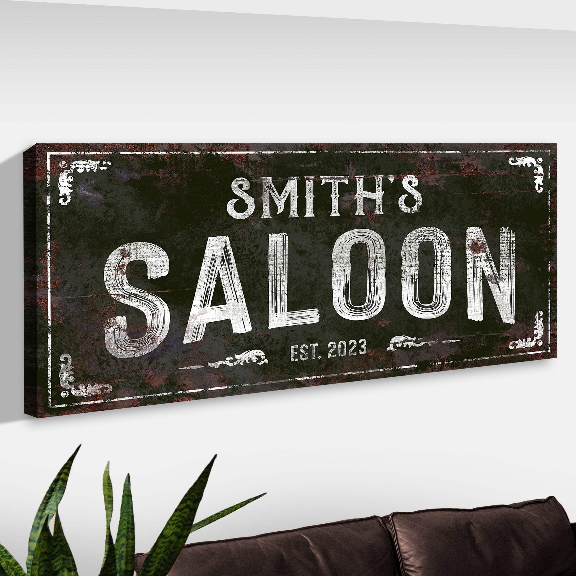 Family Saloon Vintage Sign - Tailored Canvases - Flyclothing LLC