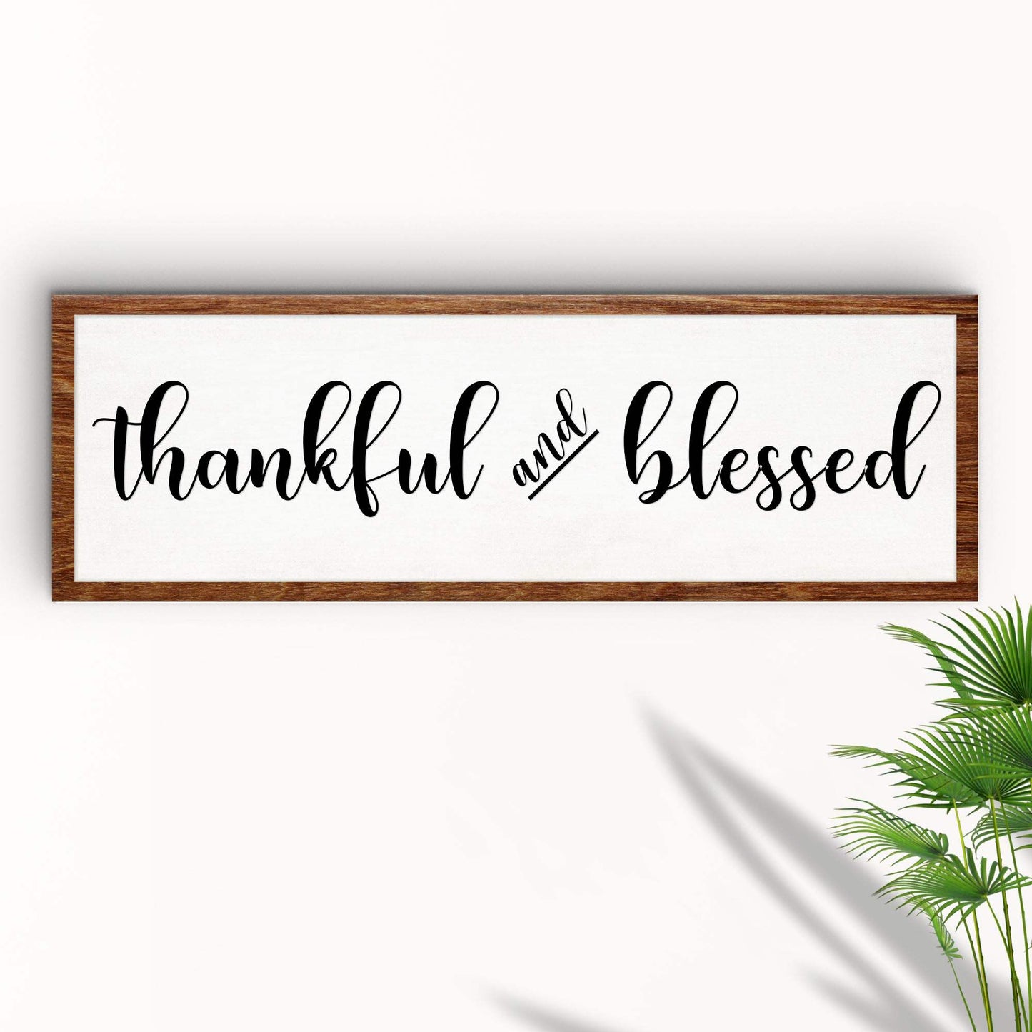 Thankful And Blessed Sign - Tailored Canvases - Flyclothing LLC
