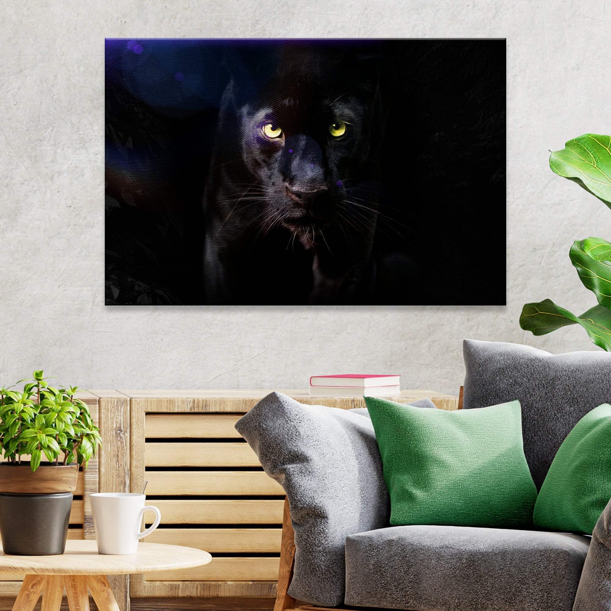 Rare Black Panther Canvas Wall Art - Tailored Canvases - Flyclothing LLC