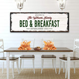 Welcome Bed And Breakfast Sign - Tailored Canvases - Flyclothing LLC