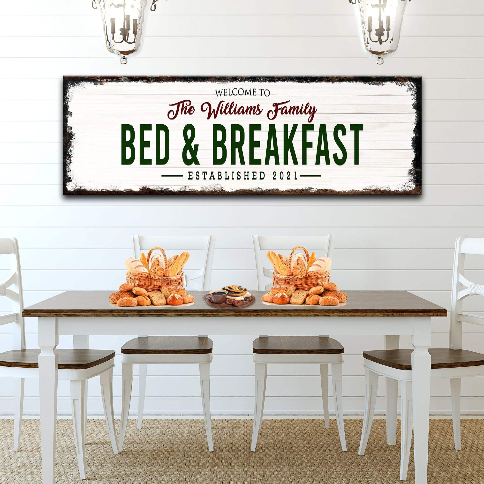 Welcome Bed And Breakfast Sign - Tailored Canvases - Flyclothing LLC